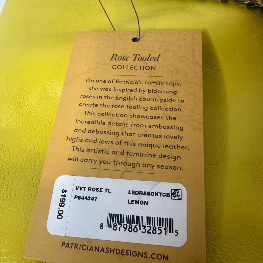 Patricia Nash Lemon Beet Bag